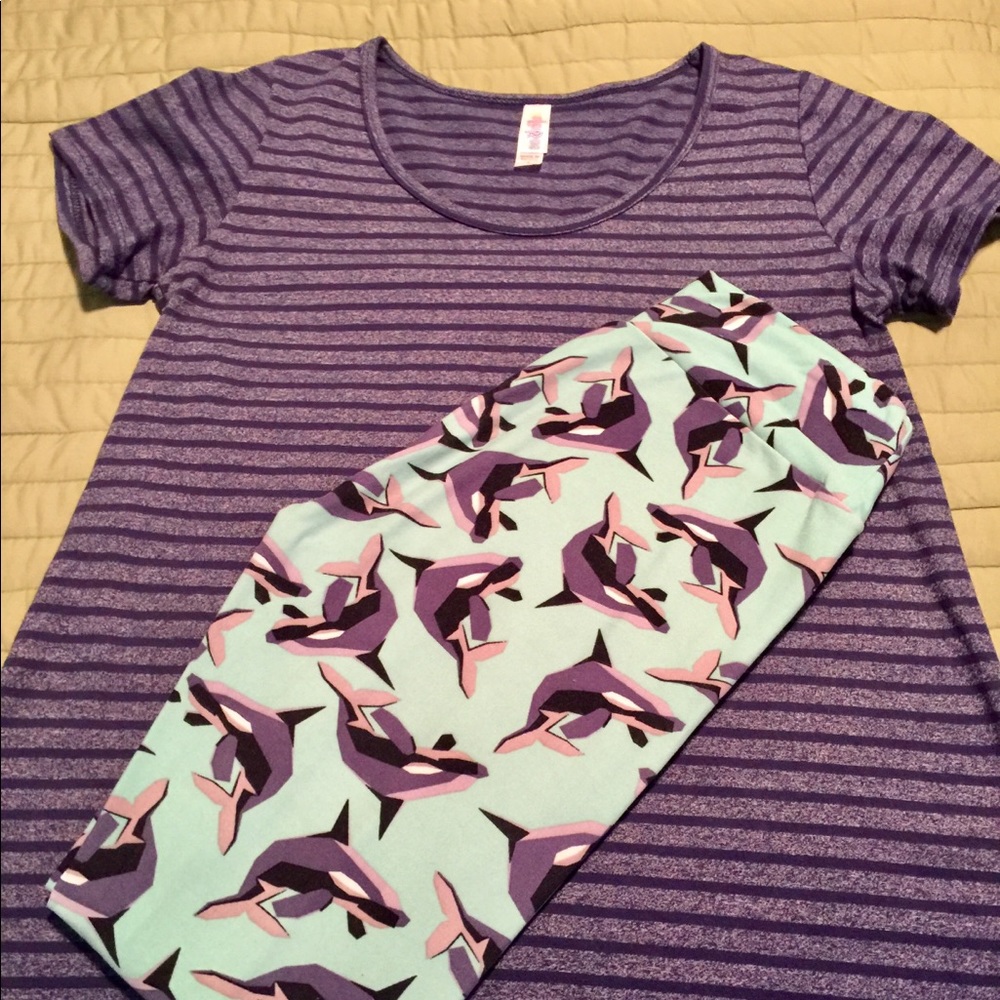 LulaRoe Leggings & Classic T